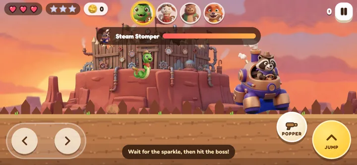 Rascal's Steam Stomper boss