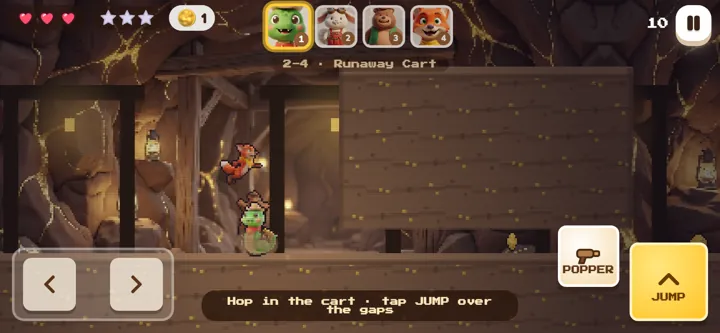 16-bit retro mode in the gold mine